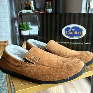 CUDDLE fleece lined microfiber slipper for sensitive feet size 11 wide